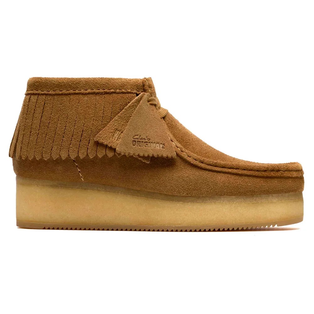CLARKS Wallabee Wedge Fring 鞋款 舒適 防滑 經典 正品歐洲代購 [142684957]