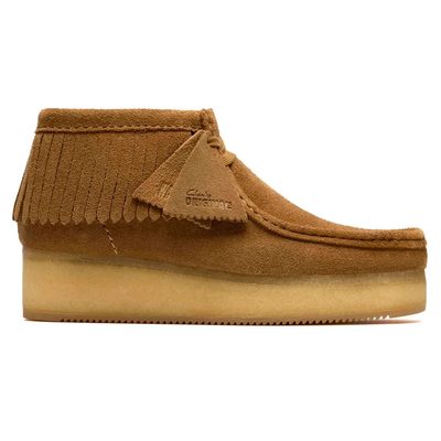 CLARKS Wallabee Wedge Fringe 鞋子 正品代購