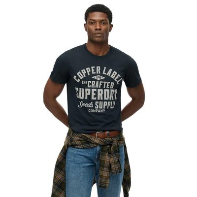 SUPERDRY Copper Label Relaxed T恤 仿舊裂紋 正品歐洲代購 [142686745]