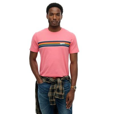 SUPERDRY Outdoor Stripe Logo T恤 耐磨 有機棉 正品歐洲代購 [142686892]