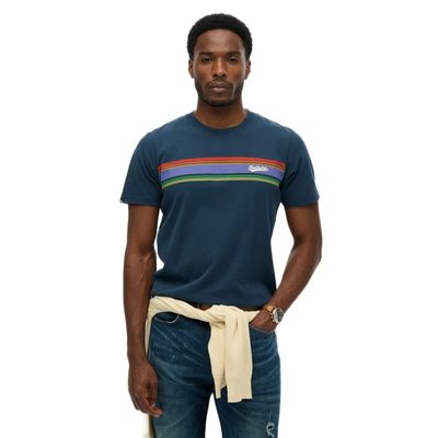 SUPERDRY Outdoor Stripe Logo T恤 耐磨 有機棉 正品歐洲代購 [142686893]