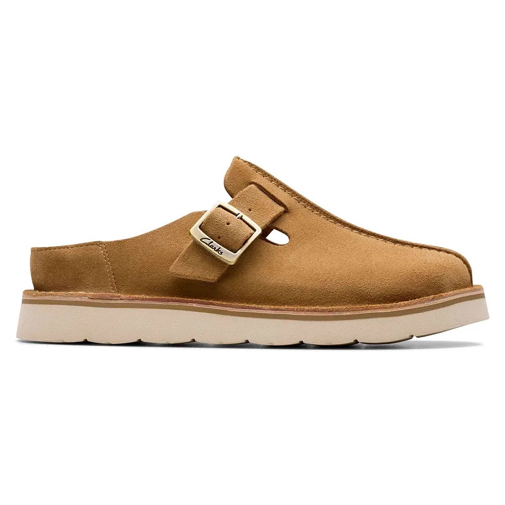 CLARKS Solsbury Clogs 鞋款 輕量 舒適 麂皮 正品歐洲代購 [142734758]