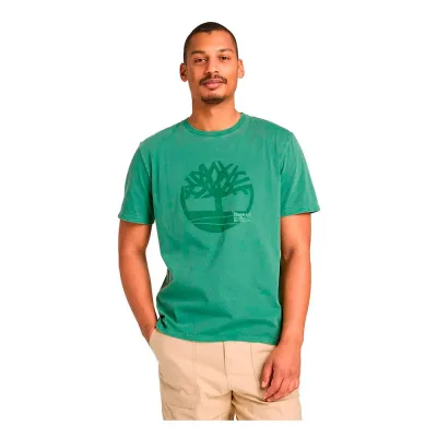 TIMBERLAND Garment Dye Logo Graphic Short Sleeve T Shirt T恤 正品代購