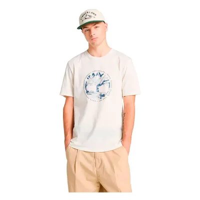 TIMBERLAND Tree Logo Lake House Graphic Short Sleeve T Shirt T恤 耐磨 正品代購