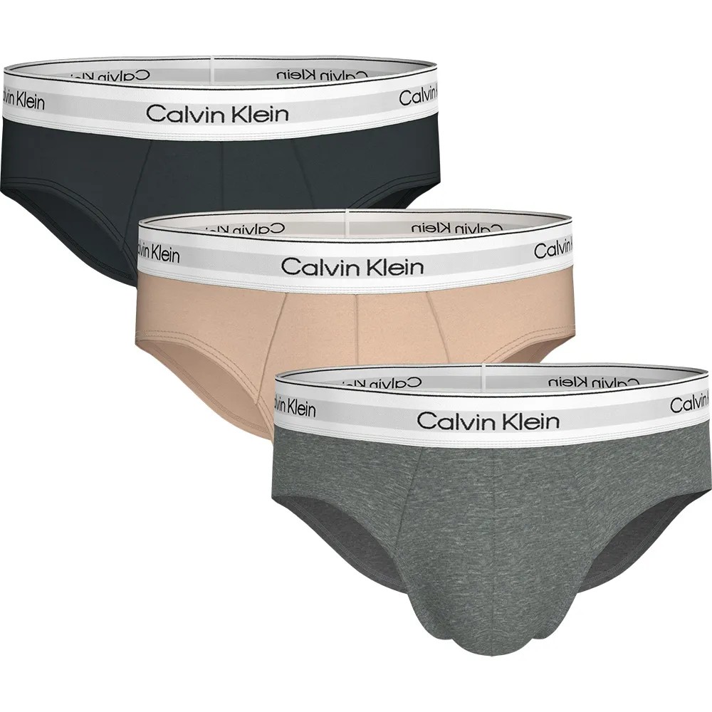 CALVIN 3件組 Klein 四角褲 耐磨 低腰 棉質 男內褲 平口褲 正品歐洲代購 [142753793]