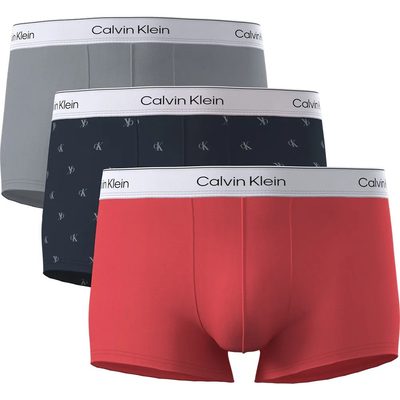 CALVIN 3件組 Klein 四角褲 彈性 舒適 貼身 男內褲 平口褲 正品歐洲代購 [142753800]
