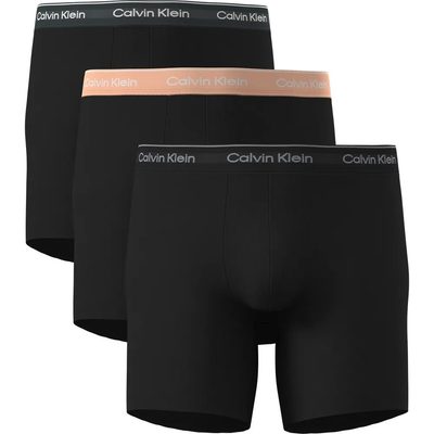 CALVIN 3件組 Klein 四角褲 透氣 舒適 男內褲 平口褲 正品歐洲代購 [142753807]