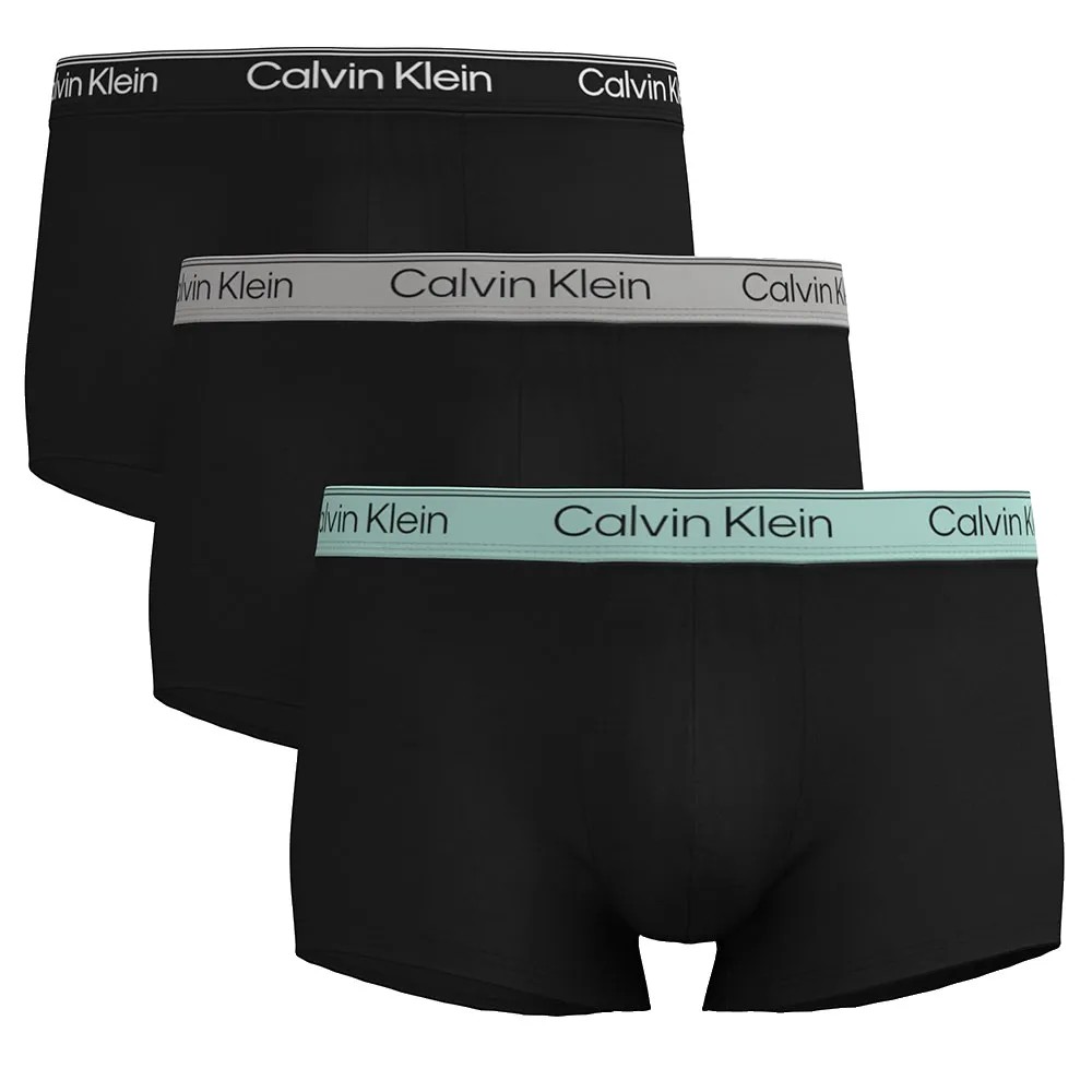 CALVIN 3件組 Klein 四角褲 彈性 吸濕排汗 無縫設計 男內褲 平口褲 正品歐洲代購 [142753811]