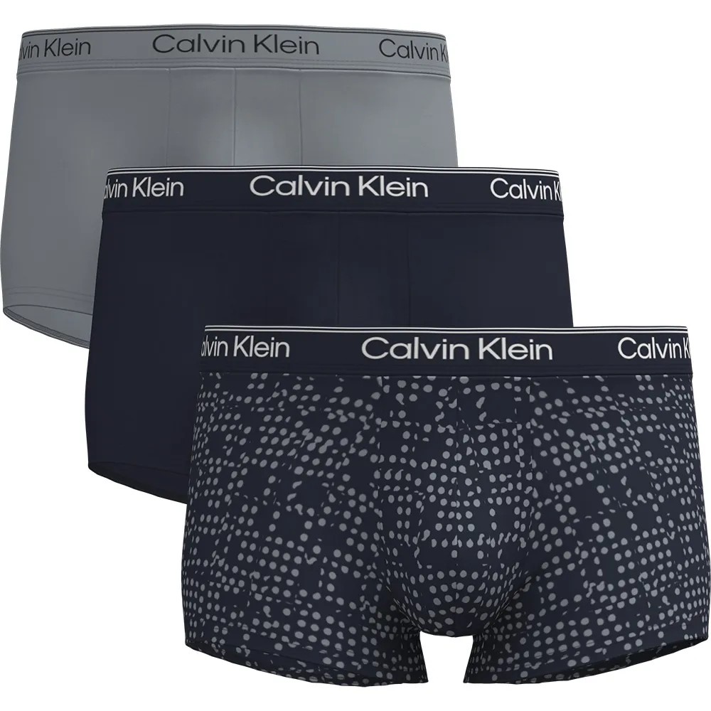 CALVIN 3件組 Klein 四角褲 彈性 舒適 吸濕排汗 男內褲 平口褲 正品歐洲代購 [142753813]