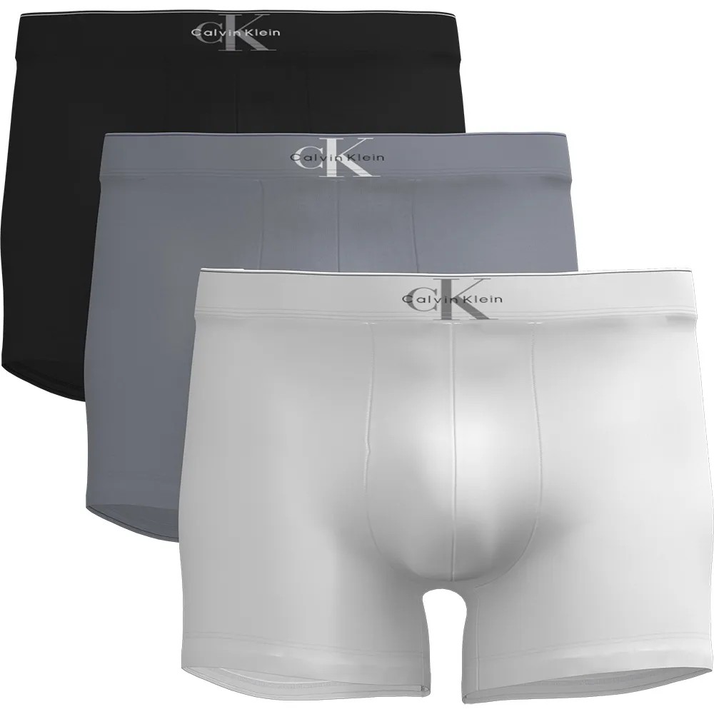CALVIN 3件組 Klein 四角褲 吸濕排汗 舒適貼合 男內褲 平口褲 正品歐洲代購 [142753820]