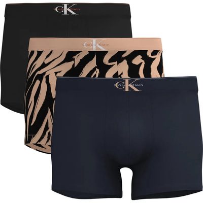 CALVIN 3件組 Klein 四角褲 吸濕排汗 寬版腰帶 男內褲 平口褲 正品歐洲代購 [142753822]