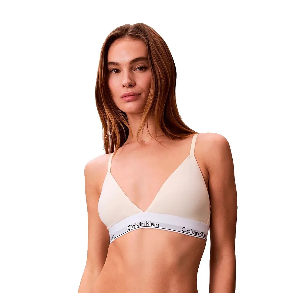 CALVIN KLEIN Triangle Bra 棉質 舒適 正品歐洲代購 [142753867]