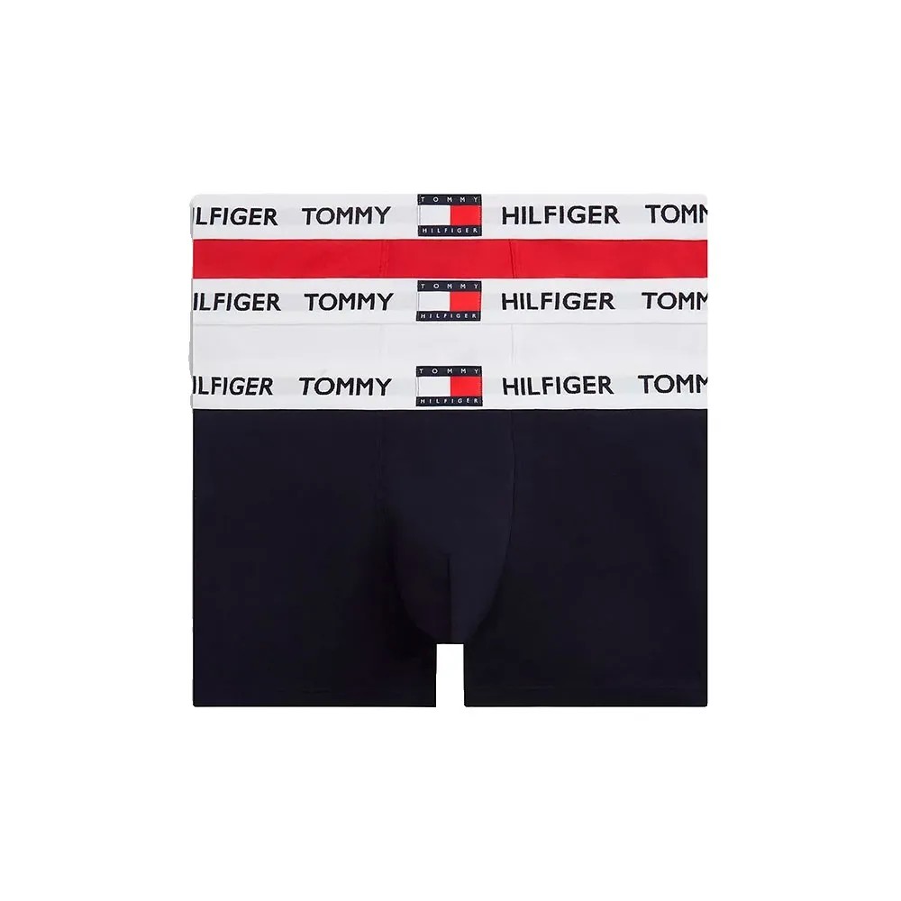 TOMMY HILFIGER 3件組 四角褲 舒適 貼身 男內褲 平口褲 正品歐洲代購 [142758376]