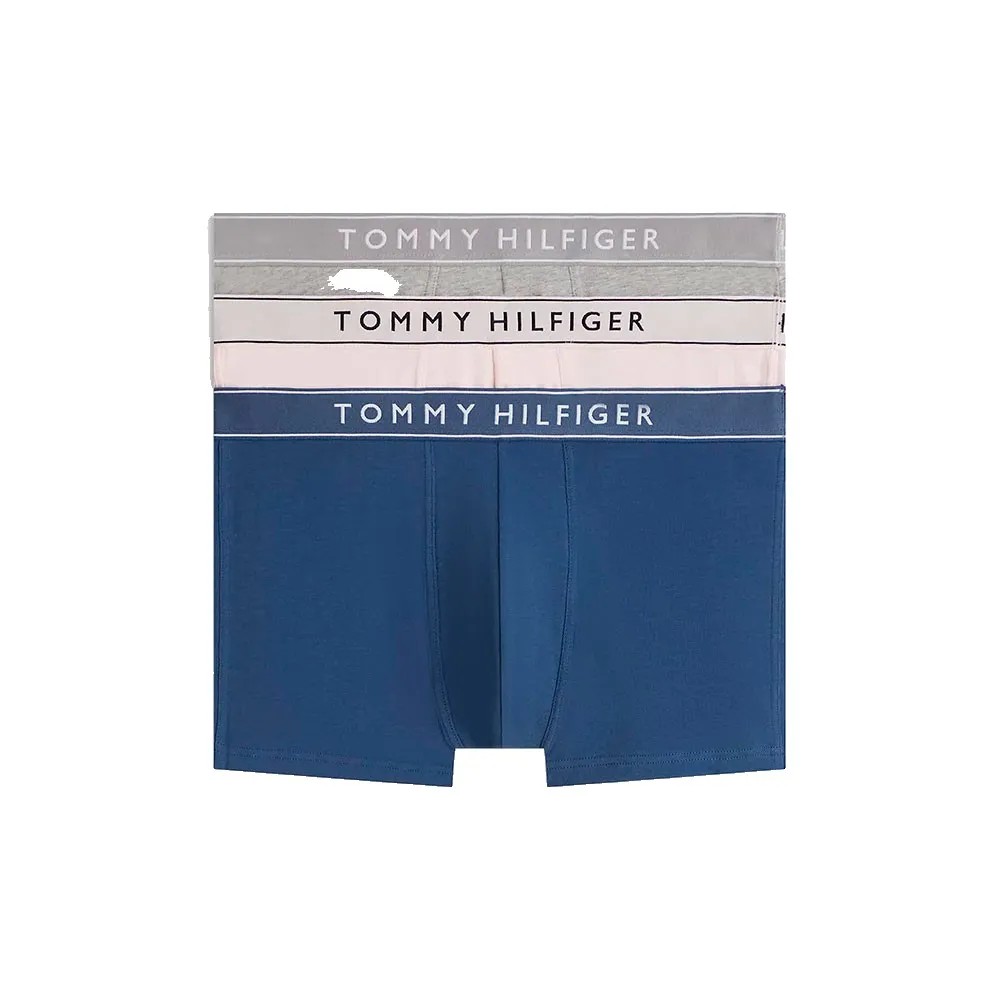 TOMMY HILFIGER 3件組 四角褲 舒適 彈性貼合 男內褲 平口褲 正品歐洲代購 [142758415]