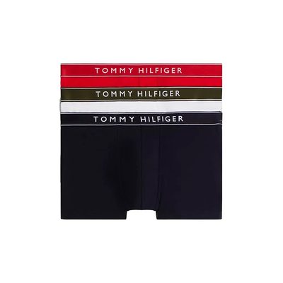 TOMMY HILFIGER 3件組 四角褲 舒適 彈性貼合 男內褲 平口褲 正品歐洲代購 [142758416]