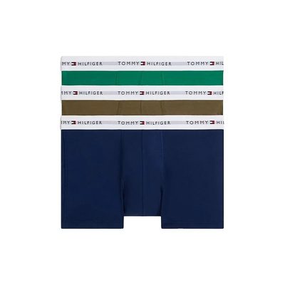 TOMMY HILFIGER 3件組 四角褲 舒適 彈性棉質 男內褲 平口褲 正品歐洲代購 [142758424]