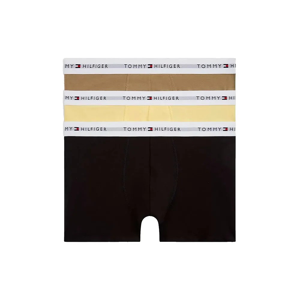 TOMMY HILFIGER 3件組 四角褲 舒適 彈性棉 男內褲 平口褲 正品歐洲代購 [142758428]