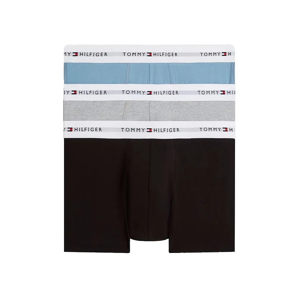 TOMMY HILFIGER 3件組 四角褲 舒適 彈性棉質 男內褲 平口褲 正品歐洲代購 [142758431]