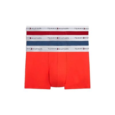 TOMMY HILFIGER 3件組 四角褲 舒適 彈性棉 男內褲 平口褲 正品歐洲代購 [142758432]