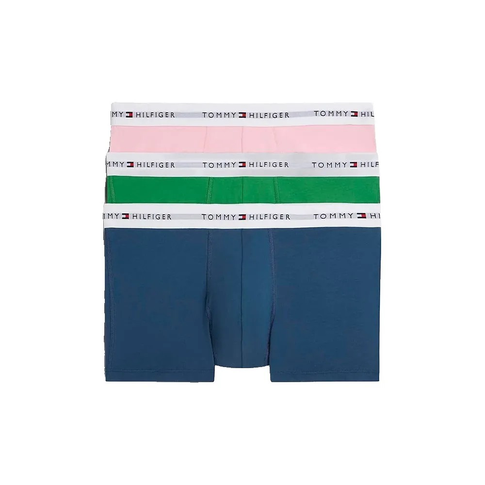 TOMMY HILFIGER 3件組 四角褲 舒適 彈性棉 男內褲 平口褲 正品歐洲代購 [142758433]