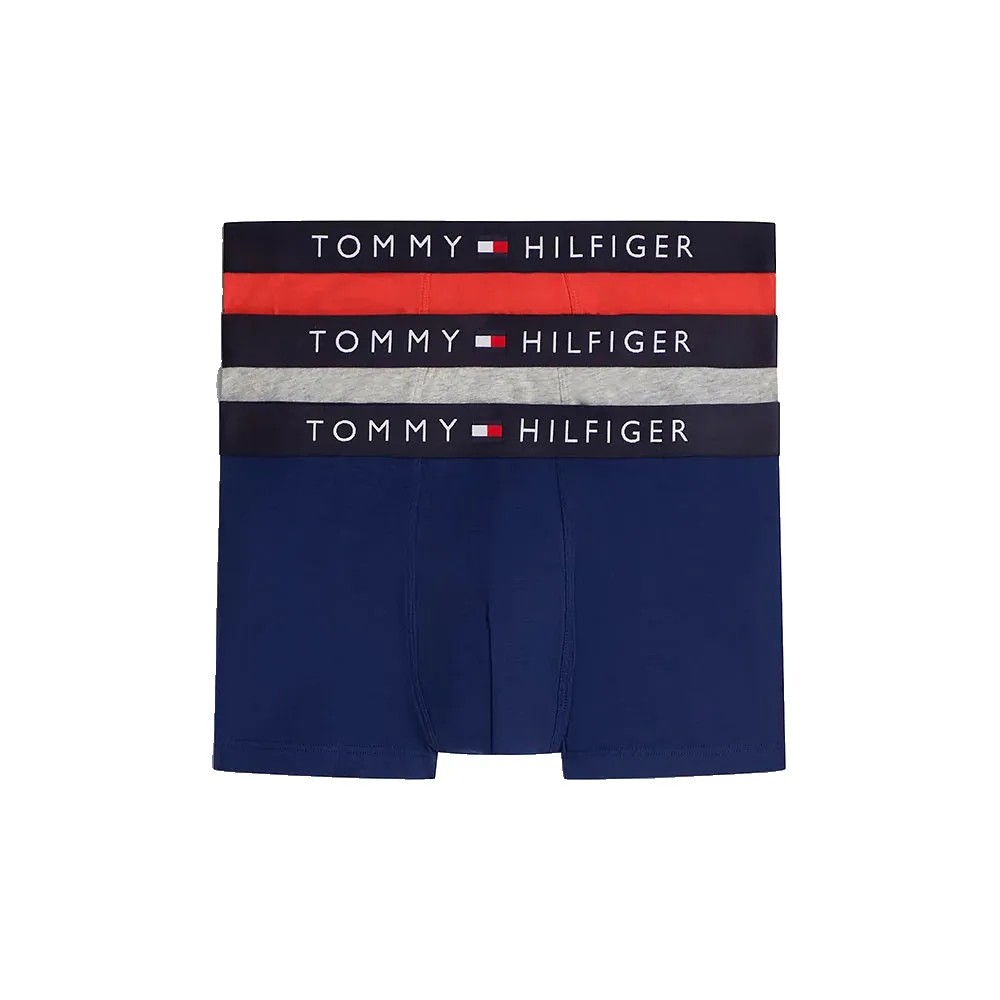 TOMMY HILFIGER 3件組 四角褲 舒適 棉質 男內褲 平口褲 正品歐洲代購 [142758453]