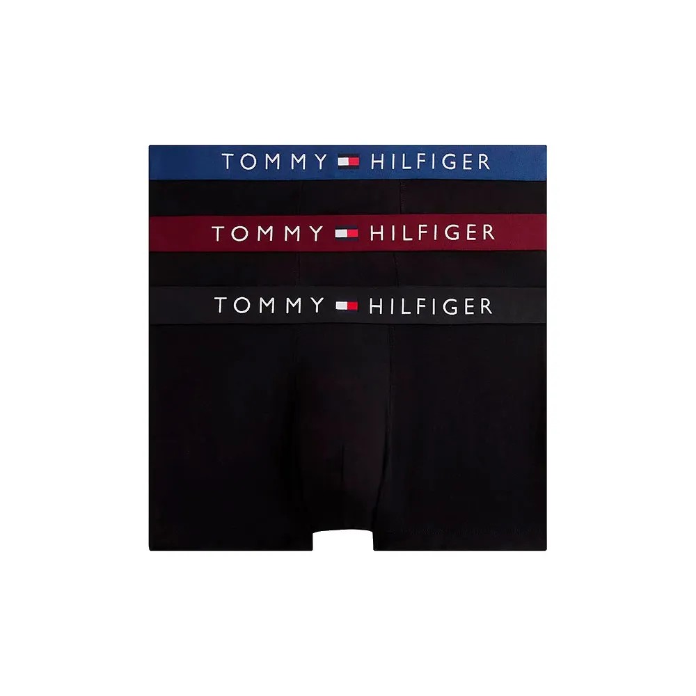 TOMMY HILFIGER 3件組 四角褲 舒適 彈性 男內褲 平口褲 正品歐洲代購 [142758457]