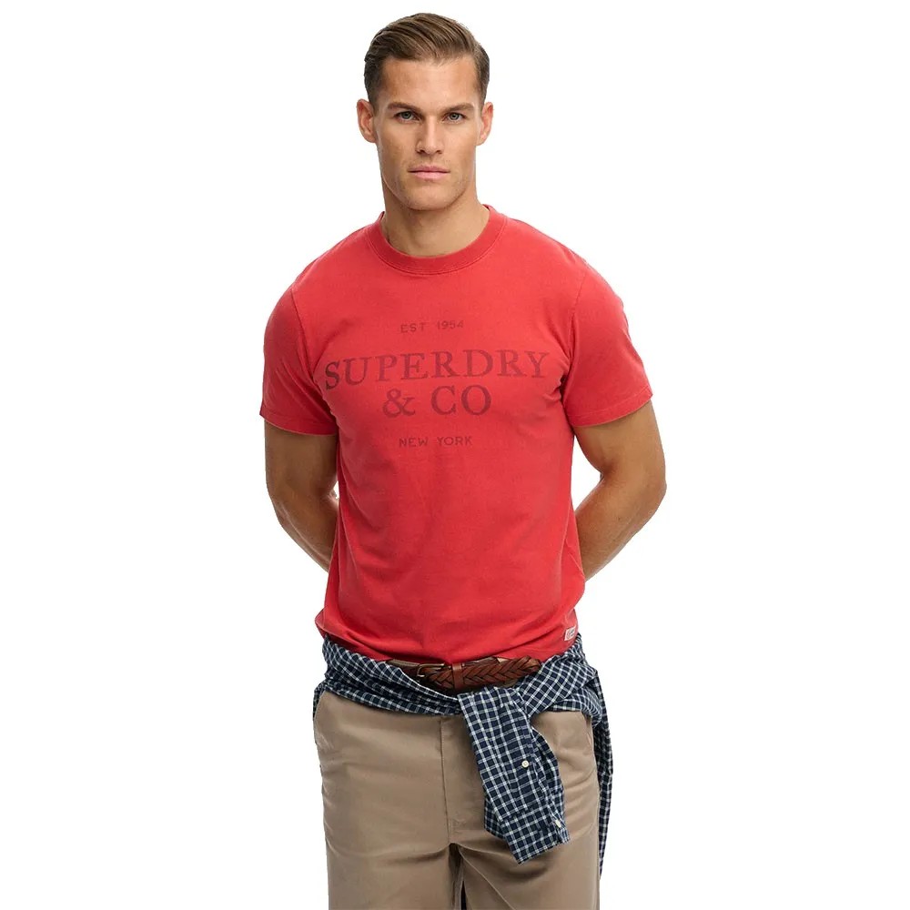 SUPERDRY Company Relaxed Fit T恤 舒適 耐磨 復古 正品歐洲代購 [142784546]