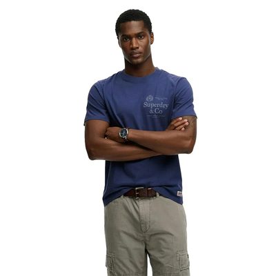 SUPERDRY Company Relaxed Fit T恤 舒適 耐磨 復古 正品歐洲代購 [142784548]