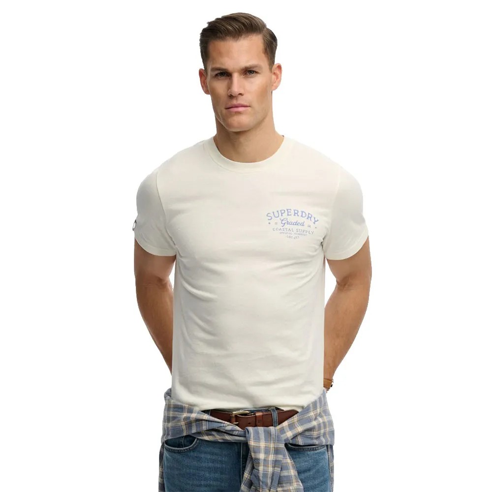 SUPERDRY Lo Fi Dockside Short T恤 有機棉 寬鬆版型 正品歐洲代購 [142784931]