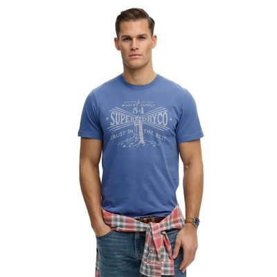 SUPERDRY Lo Fi Dockside Short T恤 有機棉 寬鬆版型 正品歐洲代購 [142784932]