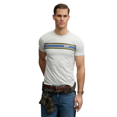 SUPERDRY Outdoor Stripe Logo T恤 耐磨 有機棉 正品歐洲代購 [142785019]