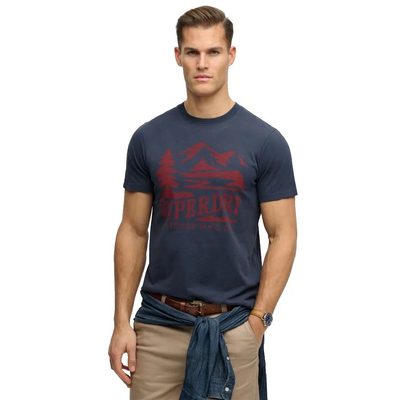 SUPERDRY Retro Outdoor Relaxe T恤 復古圖案 正品歐洲代購 [142785100]