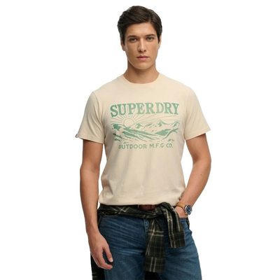 SUPERDRY Retro Outdoor Relaxe T恤 復古圖案 正品歐洲代購 [142785101]