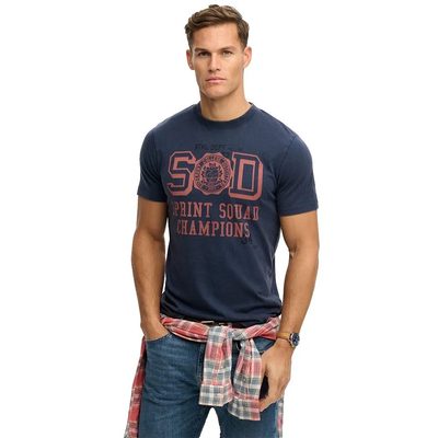 SUPERDRY Vintage Prep Relaxed T恤 復古 棉質 正品歐洲代購 [142785270]