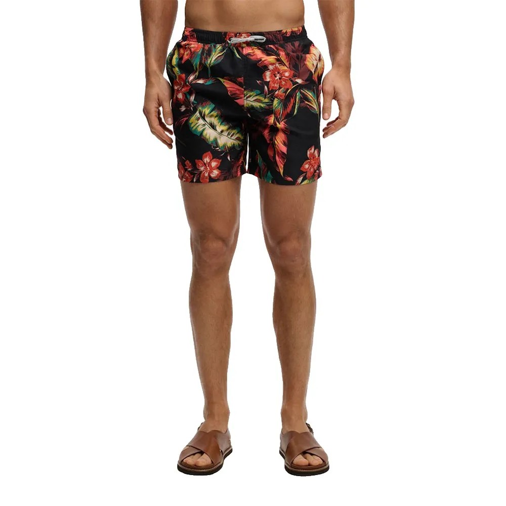 SUPERDRY Hawaiian Print 16 Sw 短褲 寬鬆版型 正品歐洲代購 [142797703]