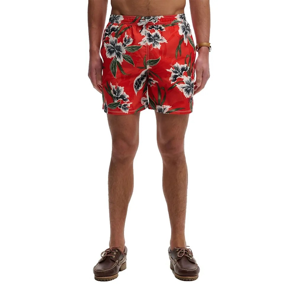 SUPERDRY Hawaiian Print 16 Sw 短褲 寬鬆版型 正品歐洲代購 [142797704]