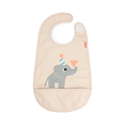 DONE BY DEER Deer Celebration Velcro 圍兜口水巾 正品代購
