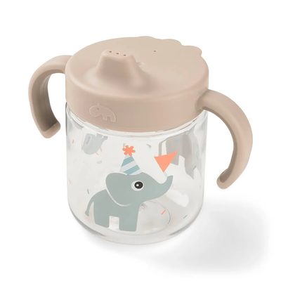 DONE BY DEER Deer Celebration Learning Cup Spout 2 Handles 餐盤組 正品代購