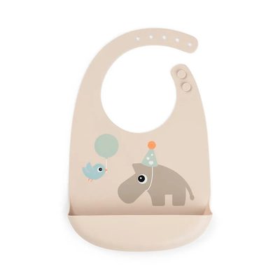DONE BY DEER Deer Celebration Silicone 圍兜口水巾 正品代購