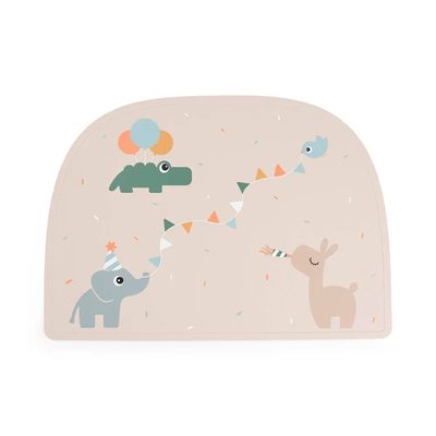 DONE BY DEER Deer Celebration Silicone Placemat 餐盤組 正品代購