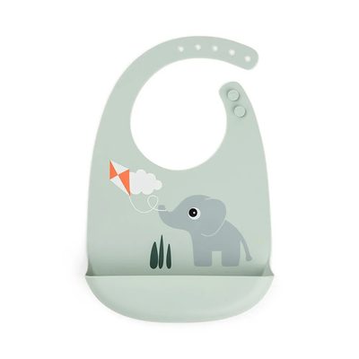 DONE BY DEER Deer Playground Silicone 圍兜口水巾 正品代購