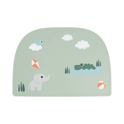 DONE BY DEER Deer Playground Silicone Placemat 餐盤組 正品代購