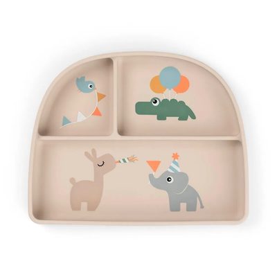 DONE BY DEER Deer Stick Stay Celebration Compartmented Plate 餐盤組 正品代購