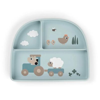 DONE BY DEER Deer Stick Stay Tiny Farm Compartmented Plate 餐盤組 正品代購