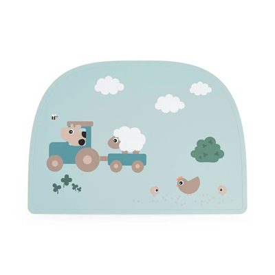 DONE BY DEER Deer Tiny Farm Silicone Placemat 餐盤組 正品代購