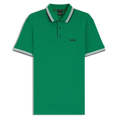 BOSS Paddy Short Sleeve POLO衫 透氣 舒適 有領 休閒 正品歐洲代購 [142822095]