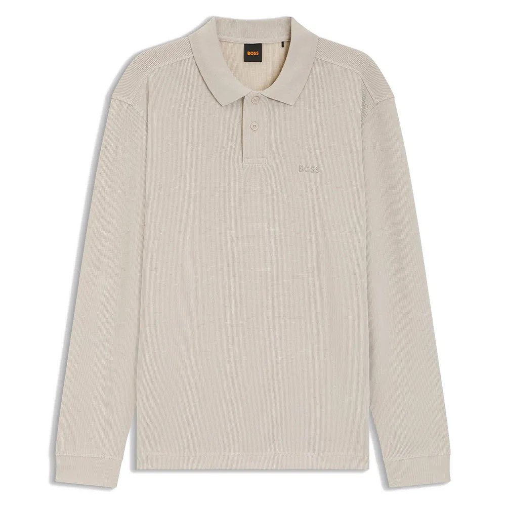 BOSS Petempestolong Long POLO衫 華夫格 正品歐洲代購 [142822184]