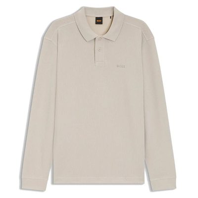 BOSS Petempestolong Long POLO衫 華夫格 正品歐洲代購 [142822184]
