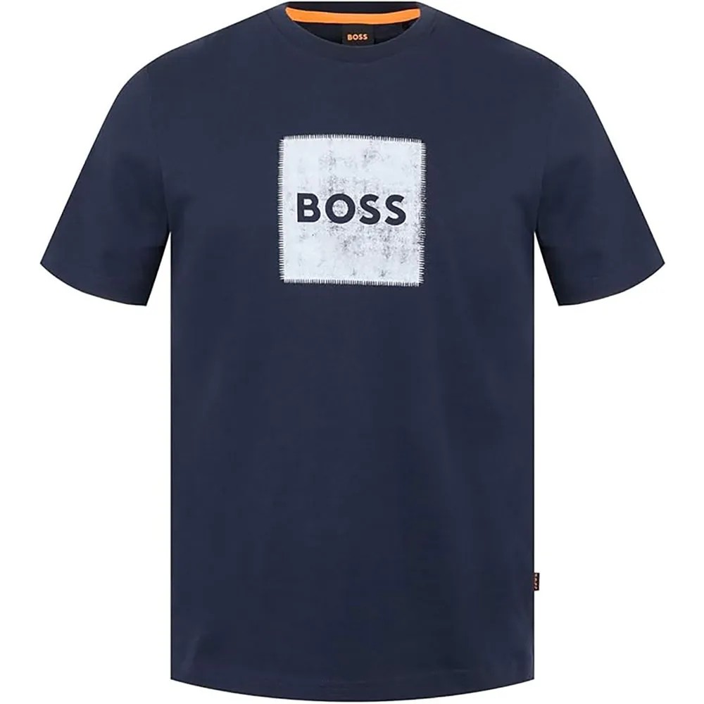 BOSS Stitch Short Sleeve T恤 透氣 輕量 舒適 男款 正品歐洲代購 [142822387]