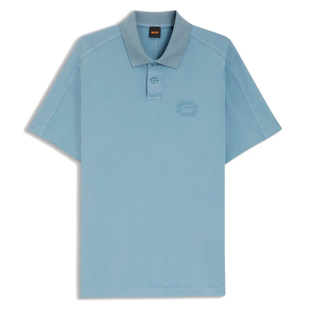 BOSS Techno Short Sleeve POLO衫 水洗棉 寬鬆版型 正品歐洲代購 [142822434]